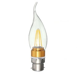 E27 E14 E12 B22 B15 4W Glod Pull Tail Incandescent Candle Light Bulb Non-Dimmable 110V 7