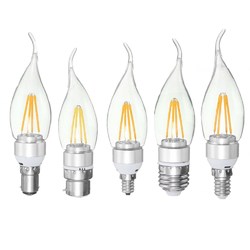 E27 E14 E12 B22 B15 4W Silver Pull Tail Incandescent Light Lamp Bulb Non-Dimmable 110V 2 E27 E14 E12 B22 B15 4W Silver Pull Tail Incandescent Light Lamp Bulb Non-Dimmable 110V - Image 2