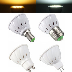 E27 E14 GU10 MR16 4W 5730 SMD 33 400LM Pure White Warm White LED Spot Lightt Lamp Bulb AC85-265V 1