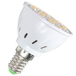 E27 E14 GU10 MR16 3.5W 27 SMD 5730 Non-Dimmable LED Warm White White Spot Lightt Lamp Bulb AC110/220V 5