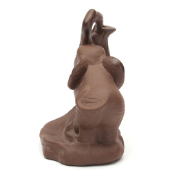 Purple Clay Backflow Incense Cone Burner Elephant Fragrant Censer Holder Home Office Furnace Decor 7 Purple Clay Backflow Incense Cone Burner Elephant Fragrant Censer Holder Home Office Furnace Decor - Image 7