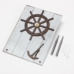 European Mediterranean Style Desktop Clock Wood For Gift Room Decor 5 European Mediterranean Style Desktop Clock Wood For Gift Room Decor - Image 5