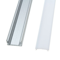 50CM XH-008 U-Style Aluminum Channel Holder For LED Strip Light Bar Under Cabinet Lamp Lighting 5