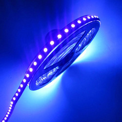 5M UV SMD2835 395-405NM Purple 300 LED Waterproof Strip Light + DC Connector + Power Supply 12V 4 5M UV SMD2835 395-405NM Purple 300 LED Waterproof Strip Light + DC Connector + Power Supply 12V - Image 4