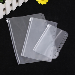 PVC Transparent File for 6 Holes Loose Leaf Spiral Binder Notebook 2
