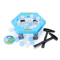 FUNTOK Save Penguin Ice Kids Puzzle Game Break Ice Block Hammer Trap Party Toy Pretend Icebreaker 1