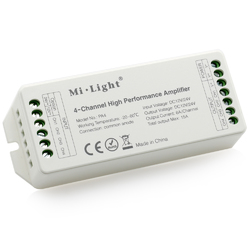 Mi Light DC12V-24V PA4 4-Channels RGB RGBW LED Amplifier Controller for LED Strips 2