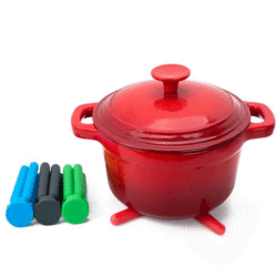 Honana CF-MP02 Multifunctional CrosS-shaped Folding Silicone Placemat Coaster Cell Phone Mount 3 Honana CF-MP02 Multifunctional CrosS-shaped Folding Silicone Placemat Coaster Cell Phone Mount - Image 3