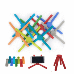 Honana CF-MP02 Multifunctional CrosS-shaped Folding Silicone Placemat Coaster Cell Phone Mount 5 Honana CF-MP02 Multifunctional CrosS-shaped Folding Silicone Placemat Coaster Cell Phone Mount - Image 5