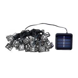 Solar Powered 30 LED ICE Cube Letter String Light for Christmas Garden Patio Wedding Party Decor 3 Solar Powered 30 LED ICE Cube Letter String Light for Christmas Garden Patio Wedding Party Decor - Image 3