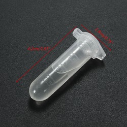 2ml Test Tube Centrifuge Vial Clear Plastic with Snap Cap for Lab Laboratory 2 2ml Test Tube Centrifuge Vial Clear Plastic with Snap Cap for Lab Laboratory - Image 2