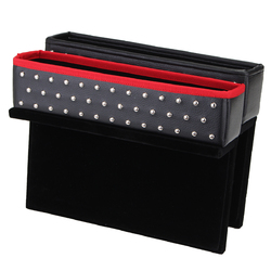 PU Car Seat Catcher Gap Filler Seat Crevice Storage Box Cup Holder for Driver 3 PU Car Seat Catcher Gap Filler Seat Crevice Storage Box Cup Holder for Driver - Image 3