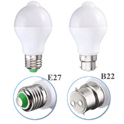 E27 B22 12W SMD5730 24LEDs Infrared Motion Sensor + Light Control Induction Light Bulb AC85-265V 3 E27 B22 12W SMD5730 24LEDs Infrared Motion Sensor + Light Control Induction Light Bulb AC85-265V - Image 3