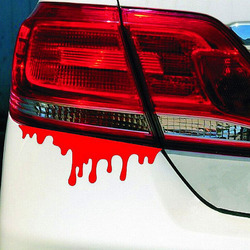 Funny Red Blood Drop Stickers Vinyl Decal for Car Motor Tail Light Window Bumper Decoration 4 Funny Red Blood Drop Stickers Vinyl Decal for Car Motor Tail Light Window Bumper Decoration - Image 4