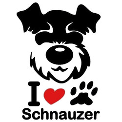 Schnauzer Dog Stickers Decal for Car Truck Vehicle Motorcycle 1