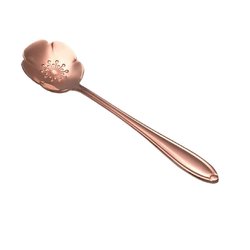 KC-FS03 Rose Gold Flower Shape Stainless Steel Coffee Sugar Spoon Scoop Tea Spoon Tableware 3 KC-FS03 Rose Gold Flower Shape Stainless Steel Coffee Sugar Spoon Scoop Tea Spoon Tableware - Image 3