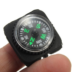 IPRee?„? Mini EDC Compass For Paracord Bracelet Outdoor Camping Emergency Survival Tool 1