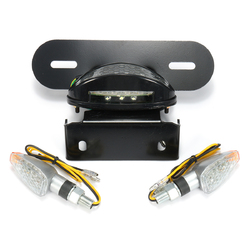 Motorcycle LED Rear Tail Brake Stop Turn Indicator Light with License Plate Bracket 2 Motorcycle LED Rear Tail Brake Stop Turn Indicator Light with License Plate Bracket - Image 2