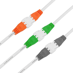 2 Pin Orange Green Grey Connector Wire Cable for Male Female LED Strip Light 1