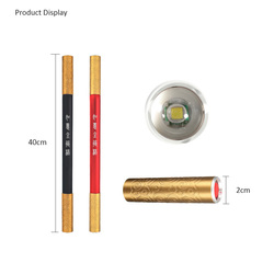 T6 2000LM 3Modes Golden Cudgel Zoomable LED Flashlight 18650 5 T6 2000LM 3Modes Golden Cudgel Zoomable LED Flashlight 18650 - Image 5