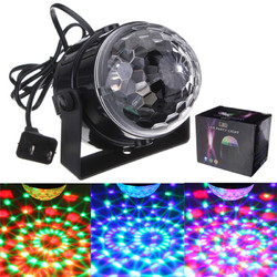 ARILUX?® 5W Mini RGB LED Party Disco Club  Light Crystal Magic Ball Effect Stage Light for Christmas