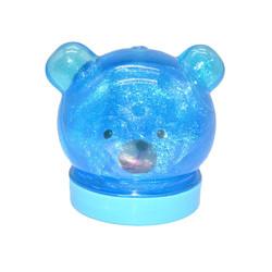 4PCS Cute Animals Slime 6.5cm Random DIY Crystal Clay Rubber Mud Plasticine Toy Gift 3
