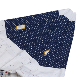 120 x 120 x 160cm Children Game Tent Foldable White and Blue Ribbon Pattern Teepee 6 120 x 120 x 160cm Children Game Tent Foldable White and Blue Ribbon Pattern Teepee - Image 6