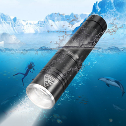 Elfeland D80 T6 3Modes Waterproof Diving LED Flashlight 10M 18650/AAA 2 Elfeland D80 T6 3Modes Waterproof Diving LED Flashlight 10M 18650/AAA - Image 2