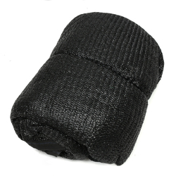 180x450cm Black Anti UV Sunscreen Roll Shade PE Cloth Shade Net Black 8 Pin 2