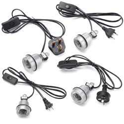 E27 100W Waterproof Heat Lamp Holder For Pet With Switch US UK AU EU Plug 2 E27 100W Waterproof Heat Lamp Holder For Pet With Switch US UK AU EU Plug - Image 2