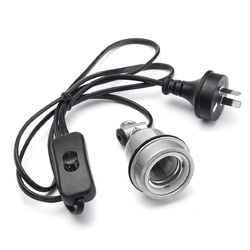 E27 100W Waterproof Heat Lamp Holder For Pet With Switch US UK AU EU Plug 5