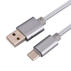 2.1A Braided Type C Data Sync Charging Cable 1m For OnePlus 5 6 Samsung Note 8 S8 6