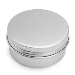 24Pcs 50G Aluminum Round Empty Jar Tin Screw Top Lid Cosmetic Sample Storage Container 1