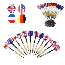 12Pcs Professional National Flag Tail Darts 4 Kinds With 100 Extra Soft Tips 4 12Pcs Professional National Flag Tail Darts 4 Kinds With 100 Extra Soft Tips - Image 4