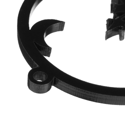 Acrylic DIY Frame Bezel Pendant Black Plastic UV Resin Box Christmas Decoration Gift 8 Pattern with Hole 5 Acrylic DIY Frame Bezel Pendant Black Plastic UV Resin Box Christmas Decoration Gift 8 Pattern with Hole - Image 5