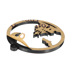 Acrylic DIY Frame Bezel Pendant Black Plastic UV Resin Box Christmas Decoration Gift 8 Pattern with Hole 7 Acrylic DIY Frame Bezel Pendant Black Plastic UV Resin Box Christmas Decoration Gift 8 Pattern with Hole - Image 7