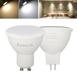 ARILUX?® GU10 MR16 7W SMD2835 474LM Pure White Warm White LED Corn Spotlight Bulb for Home AC220V 1