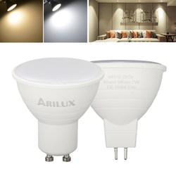 ARILUX?® GU10 MR16 7W SMD2835 474LM Pure White Warm White LED Corn Spotlight Bulb for Home AC220V
