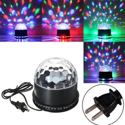 15W LED RGB Crystal Magic Ball Sunflower Stage Light Sound Actived for Chritmas Party KTV Disco 2 15W LED RGB Crystal Magic Ball Sunflower Stage Light Sound Actived for Chritmas Party KTV Disco - Image 2