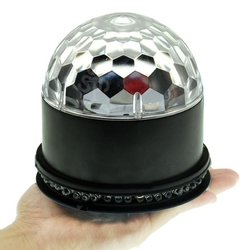 15W LED RGB Crystal Magic Ball Sunflower Stage Light Sound Actived for Chritmas Party KTV Disco 6 15W LED RGB Crystal Magic Ball Sunflower Stage Light Sound Actived for Chritmas Party KTV Disco - Image 6