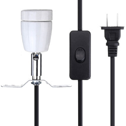 E27 Ceramic Universal Lamp Holder Reptile Climbing Pet Box Heating with Switch US Plug 3 E27 Ceramic Universal Lamp Holder Reptile Climbing Pet Box Heating with Switch US Plug - Image 3