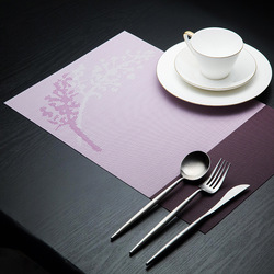 Placemat Fashion Pvc Dining Table Mat Disc Pads Bowl Pad Coasters Waterproof Table Cloth Pad S 2
