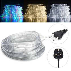 10M SMD3014 Colorful Warm White White Waterproof Flexible LED Tape Ribbon Strip Light AC220V 1