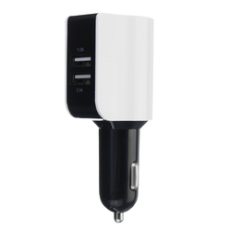 Dual USB Car Charger Adapter LED Display Fast Charging for Phone Pad GPS 3.1A
