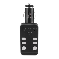 703E bluetooth Car Kit MP3 FM Transmitter Handsfree USB 12V TF Card USB Music Player 1
