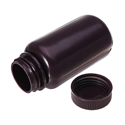 250mL PP Plastic Brown Bottle Wide Mouth Laboratory Sample Reagent Chemicals Storage Bottle 3