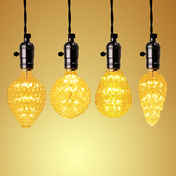 E27 3W Vintage Edison Warm White Holiday Democratic Light Bulb for Party Christmas AC85-265V 1 E27 3W Vintage Edison Warm White Holiday Democratic Light Bulb for Party Christmas AC85-265V