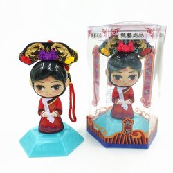 Chinese Forbidden City Queen Face Changing Doll Toys Gifts Car Decoration 2