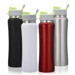 Insulated Stainless Steel Sports Water Bottle Leakproof 550ml Vacuum Thermos Cup 1