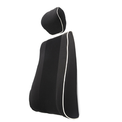 One Set Car Seat Memory Foam Head Neck Pillow Lumbar Pillow Back Support Cushion Sleep Rest 2 One Set Car Seat Memory Foam Head Neck Pillow Lumbar Pillow Back Support Cushion Sleep Rest - Image 2